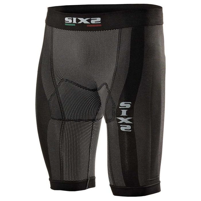 Sixs CC2 Moto Short Leggings , marime XL, Black Carbon