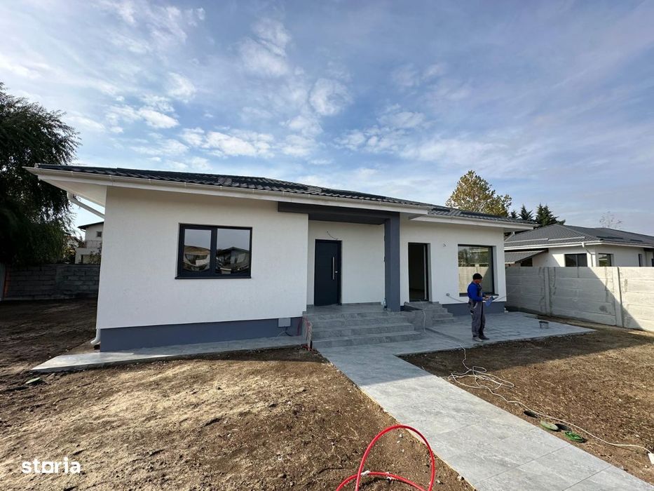Casa single pe parter cu incalzire in pardoseala - Domnesti