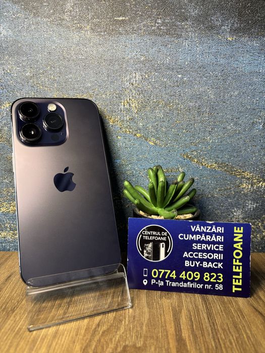 Iphone 14 Pro Max/128Gb/Garantie 2Ani Centrul de Telefoane/Rate