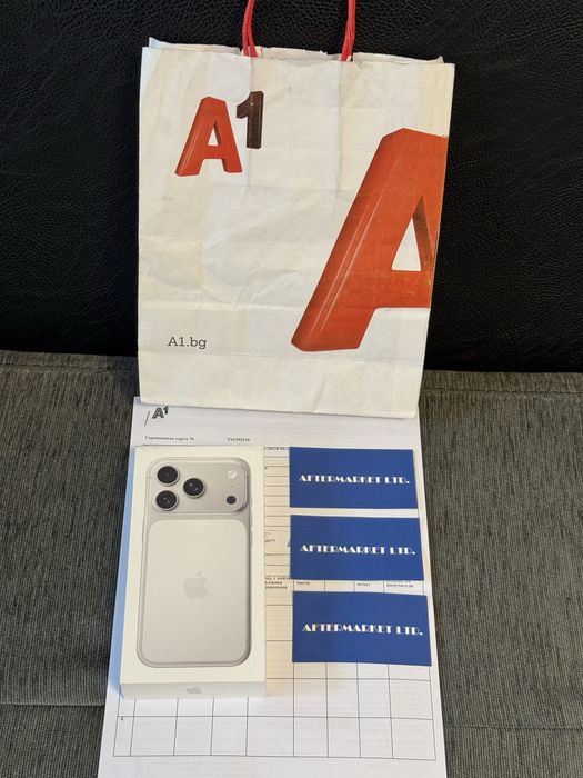 ЗАПЕЧАТАН  256GB iPhone 17 Pro А1 Гаранция до 2027 г. Silver