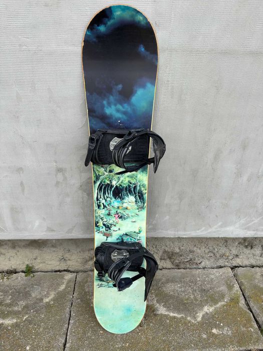 Placa snowboard Apo Coincoin 158cm Wide +legaturi Snow Pro