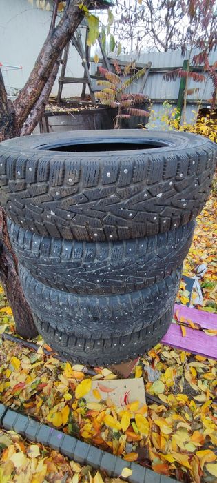 Продам зимнюю шипованную резину.