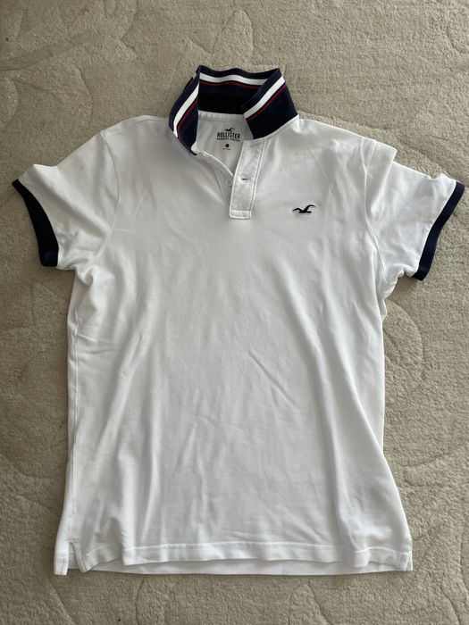 Tricou alb Hollister ORIGINAL