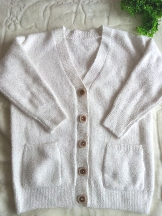 Дамска дебела зимна жилетка с копчета и джобове голям размер