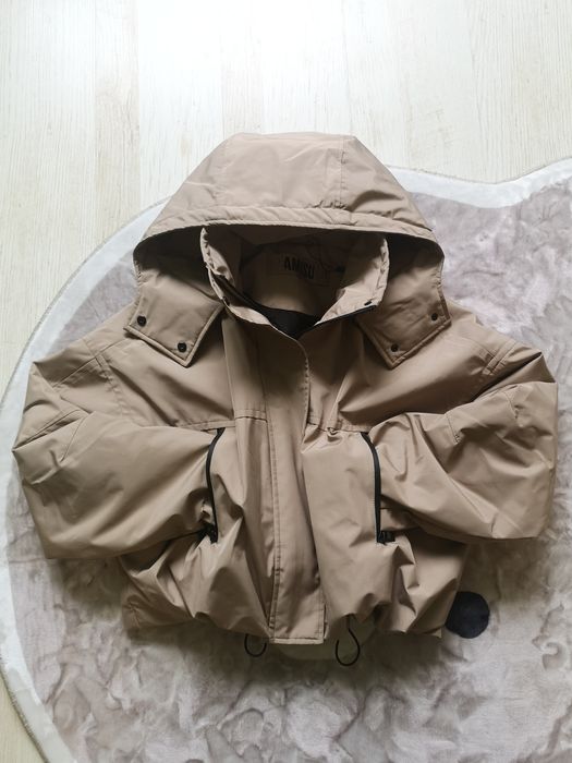 Дамски зимни якета бежаво и кафяво