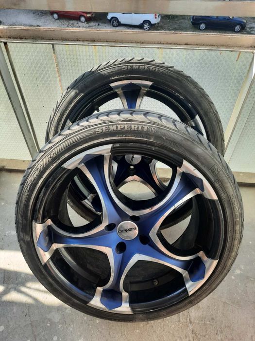 Carmani 18" джанти 4x100 с гуми 225/40 R18 (Opel, Honda, VW, Mazda)