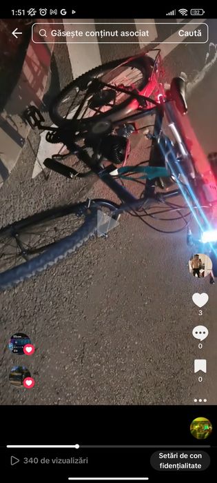 Vând bicicleta cu motor 100cc