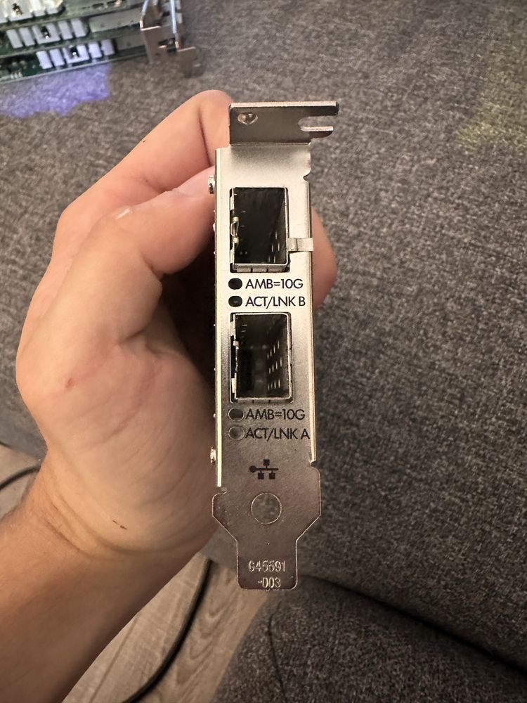 Placa de retea NIC 10gb Intel X710-DA2 10gbit + Module SFP