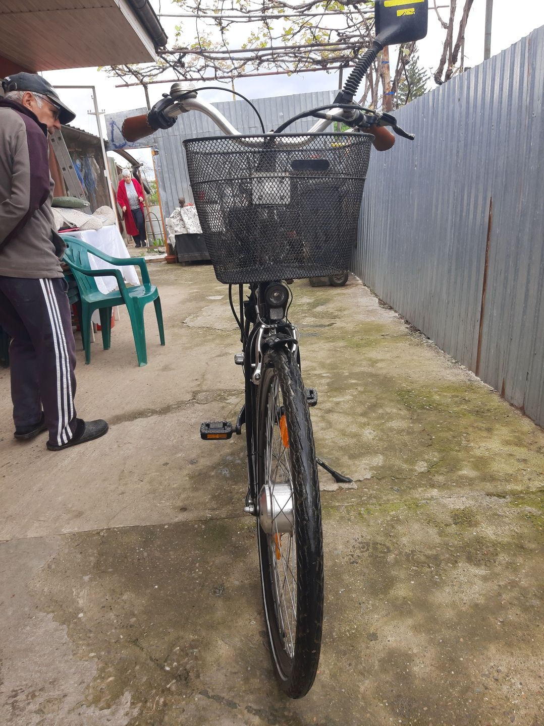 Bicicleta electrica Victesse cu cărucior