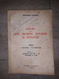 Colectie de legi, decrete, hotărâri si dispoziții 1958