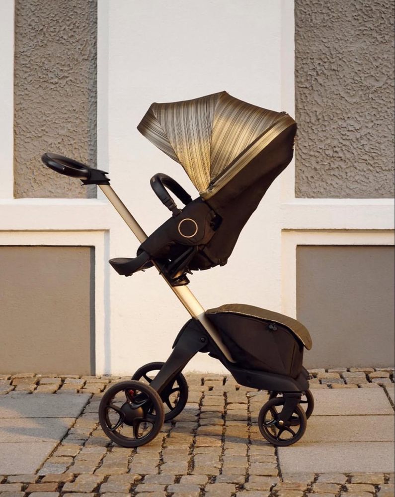 Carucior Stokke Xplory X Gold limited edition 2 in 1
