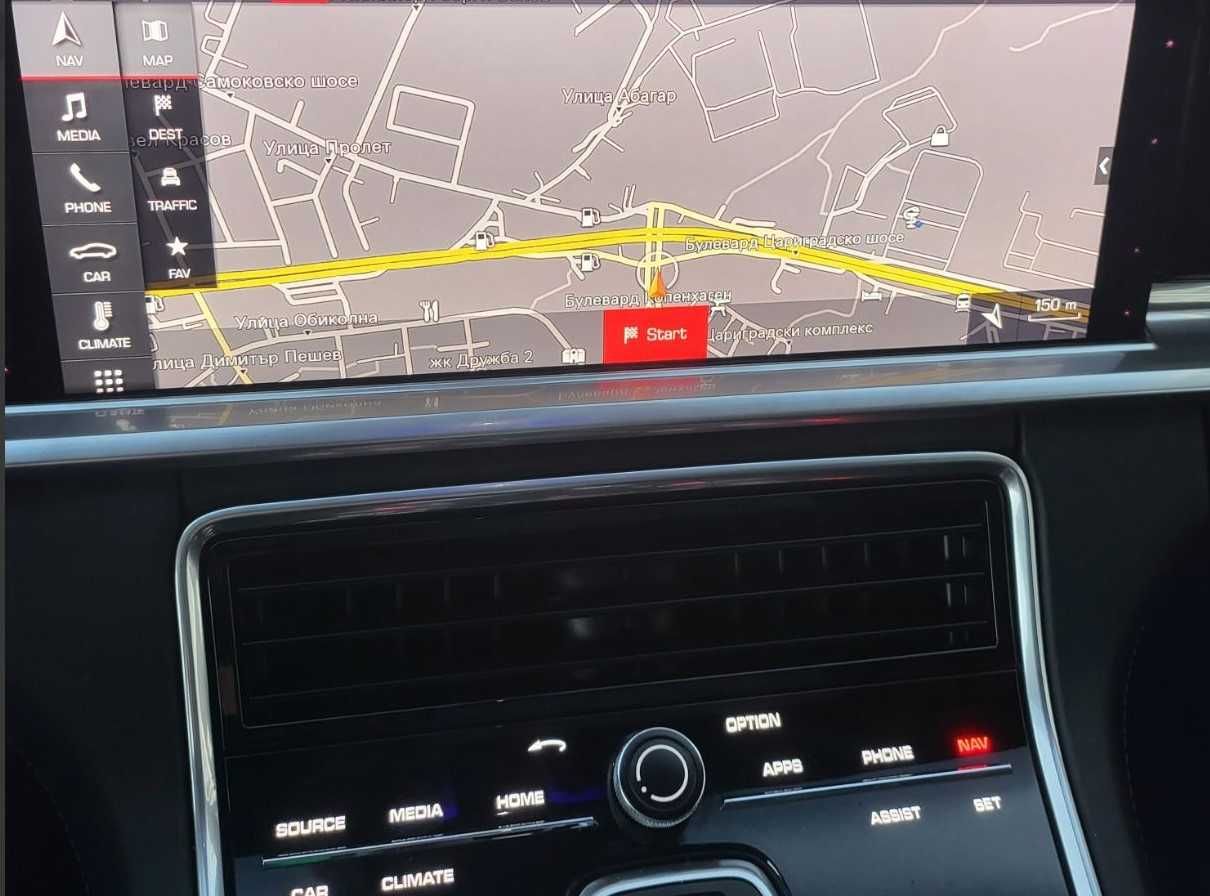 PORSCHE VIM CarPlay Android Auto цял екран Порше Panamera Full 2025map