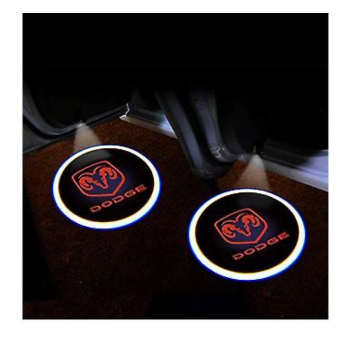 Set proiectoare / Logo montare sub usa 5w Dodge
