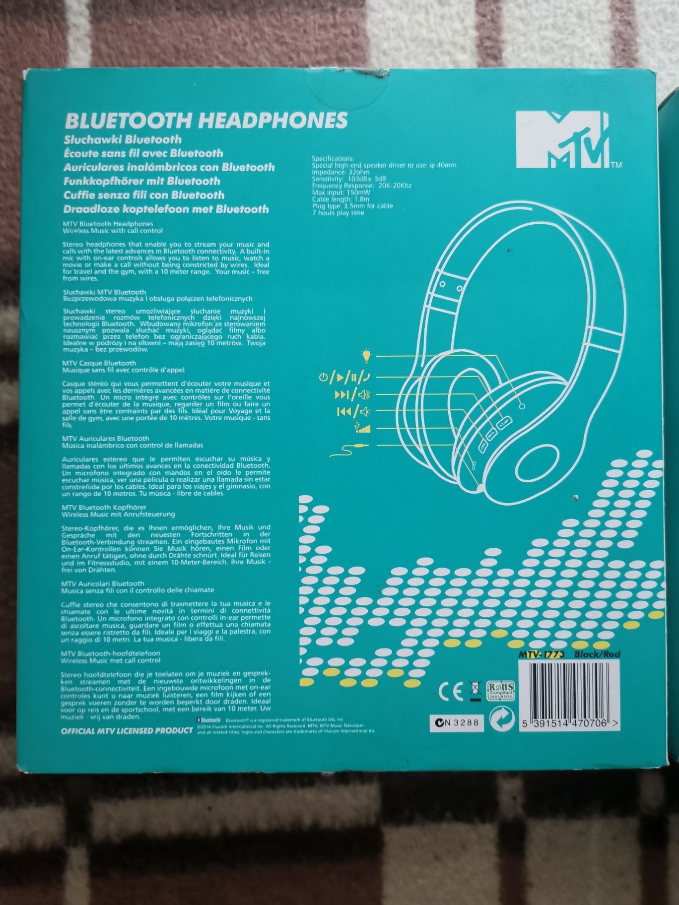 Продам беспроводные наушники MTV Original