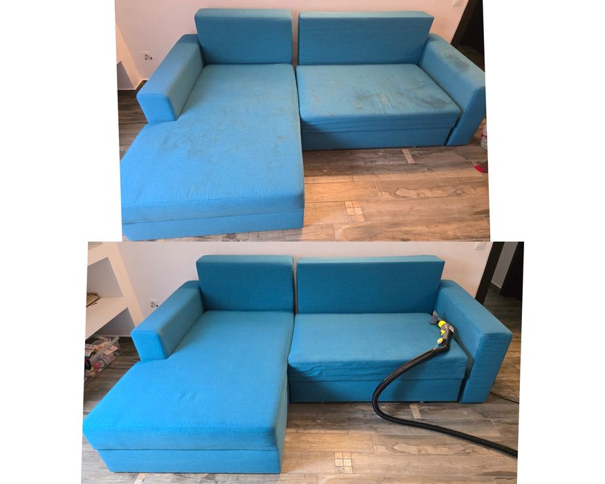 Curățare/spălare profesională injecție-extracție canapea/mochete/auto