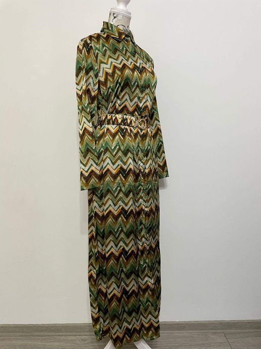 Rochie Lunga model Zig-Zag