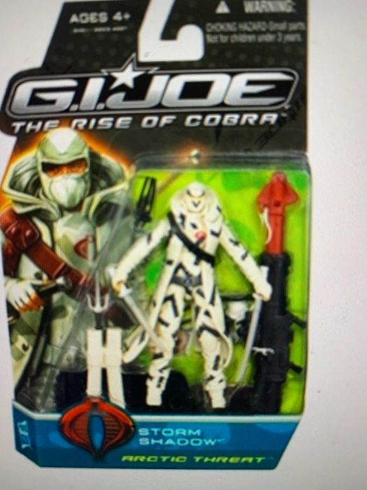 Set soldati Hasbro G I Joe Rise of Cobra StormShadow & Charbroil NOU