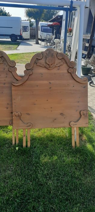 2 buc tablie pat - lemn masiv