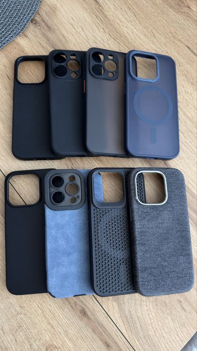 Pachet 9 Huse Iphone 15 Pro , Nillkin Frosted Shield Pro
