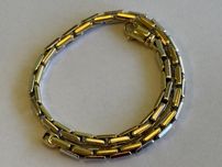Bratara aur 18 k in doua culori Italia noua