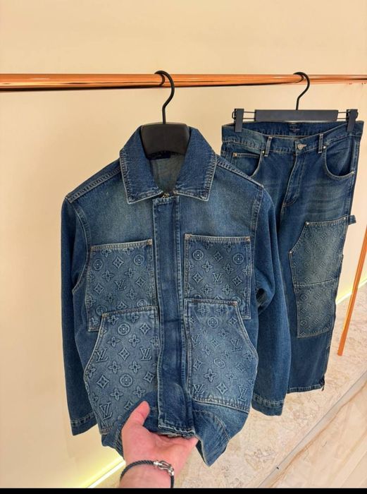 Compleu Louis Vuitton Workwear Carpenter jacheta si blugi