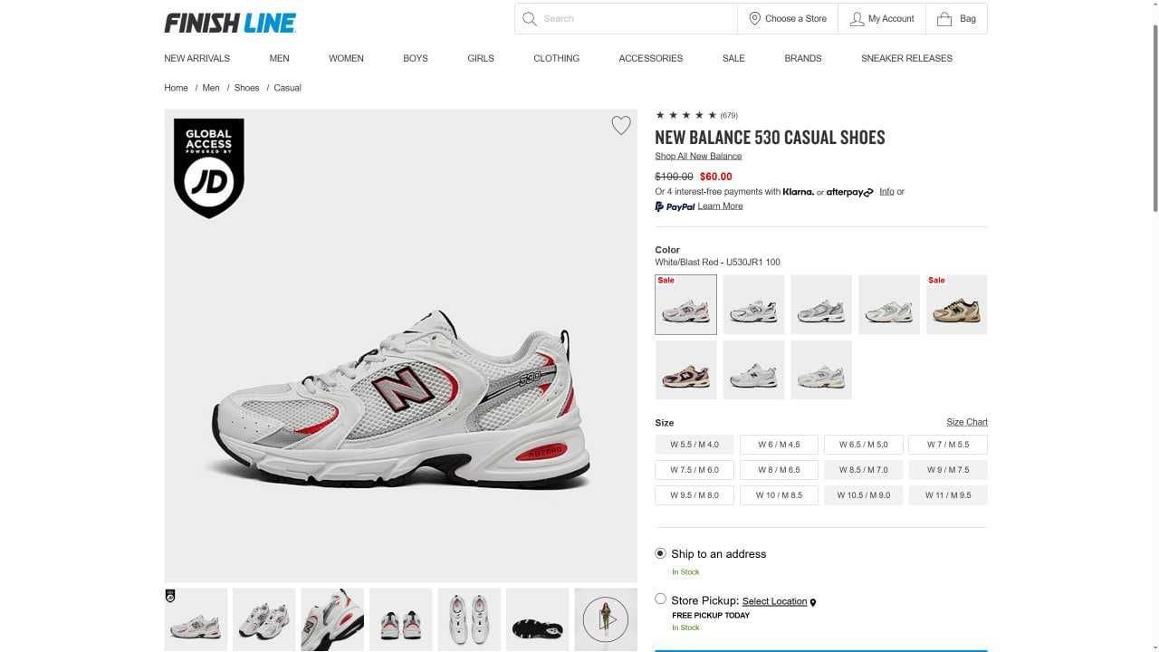 Женские кроссовки New Balance 530! Новые в коробке! Оригинал NB!