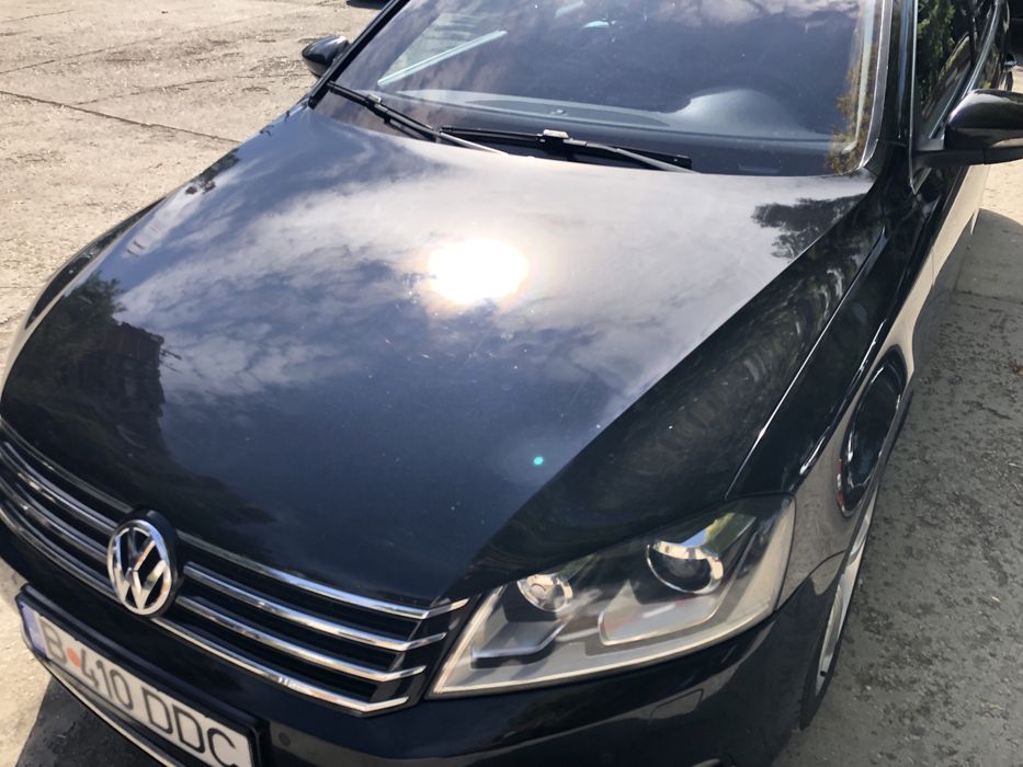 Bara fata Vw Passat B7 neagra LC9X senzori parcare spalator completa