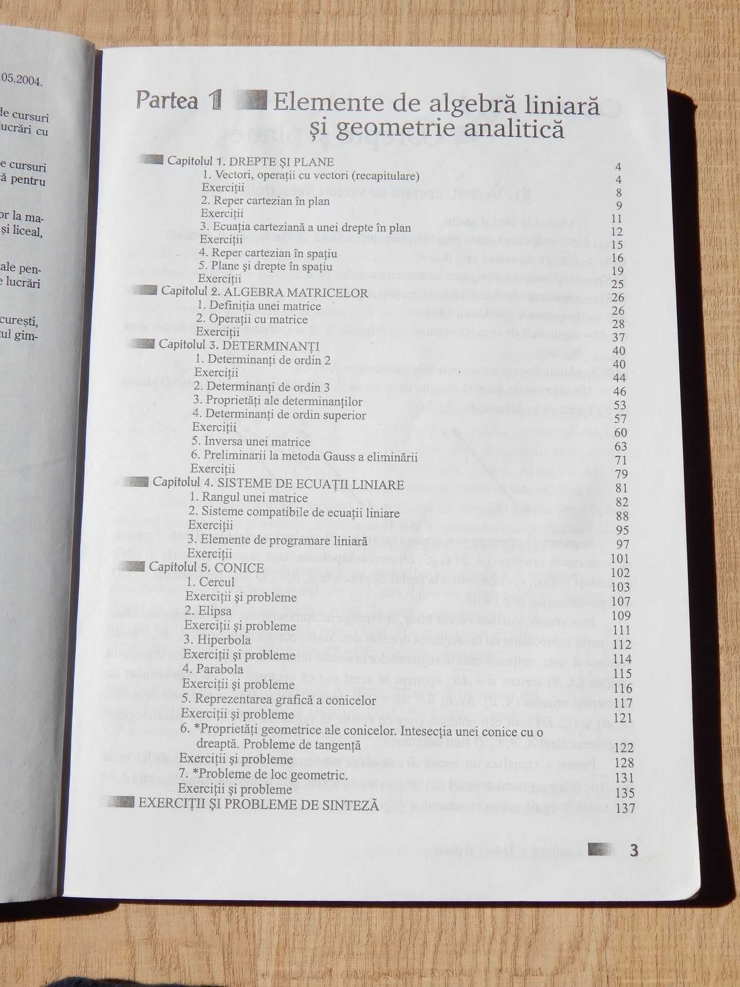 Manual matematica XI Ion Campu Angelescu Ghioca Nedita Corint 2004