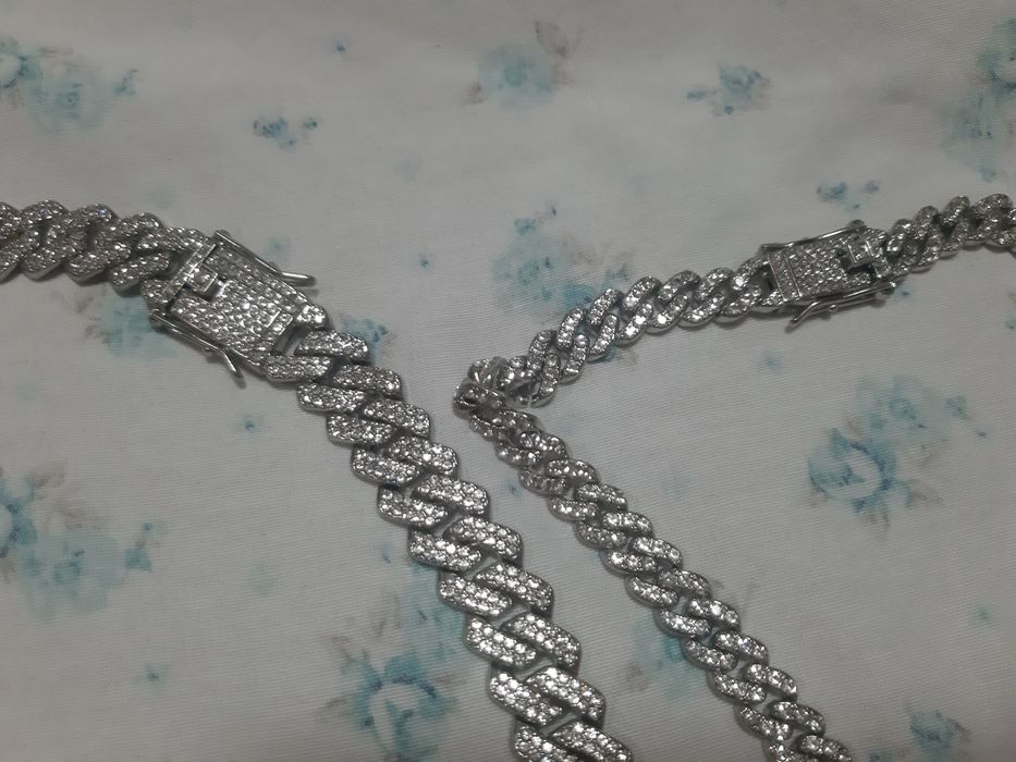 Colier si bratara din inox unisex