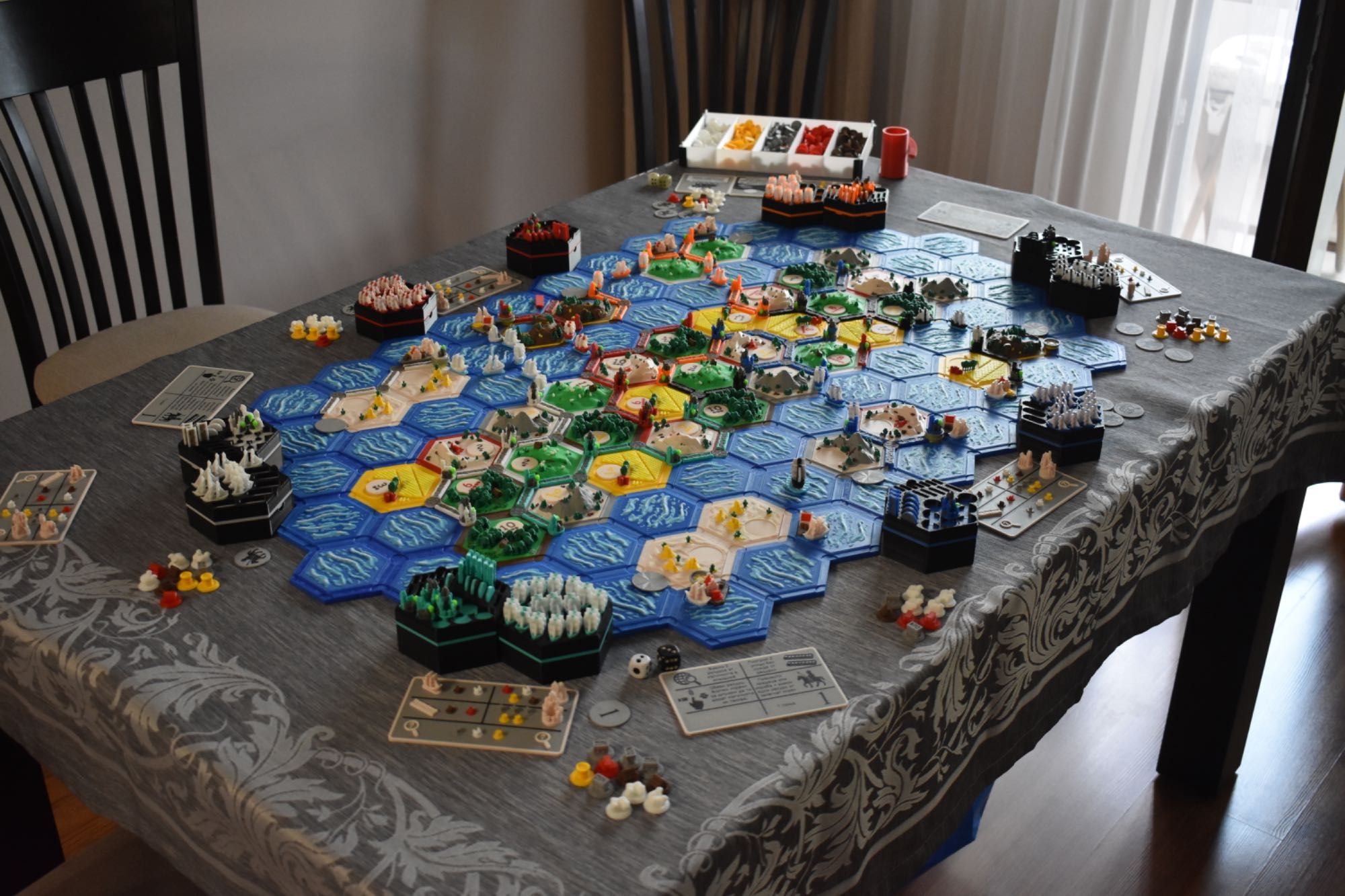 Настолна игра CATAN - Seafarers (3Д). РЪЧНА ИЗРАБОТКА!