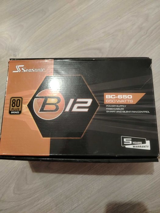 Захранване - Seasonic Psu B12 BC-650W 80 PLUS Bronze