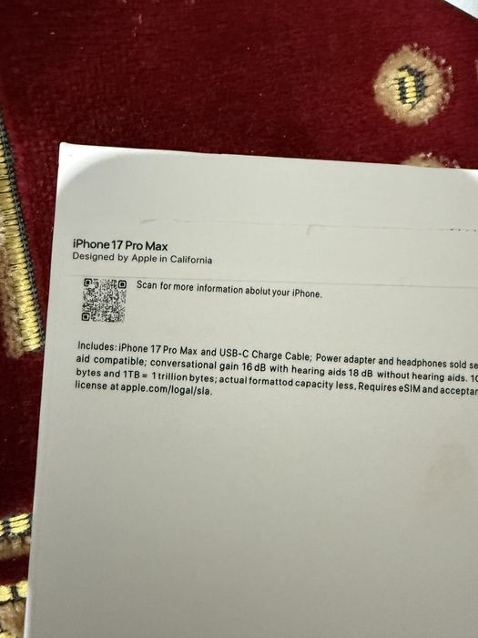 17 pro max 1tb original copy
