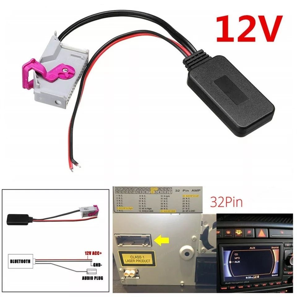 Modul adaptor bluetooth RNSE RNS-E Audi A3 A4 A6 A8 TT Exeo