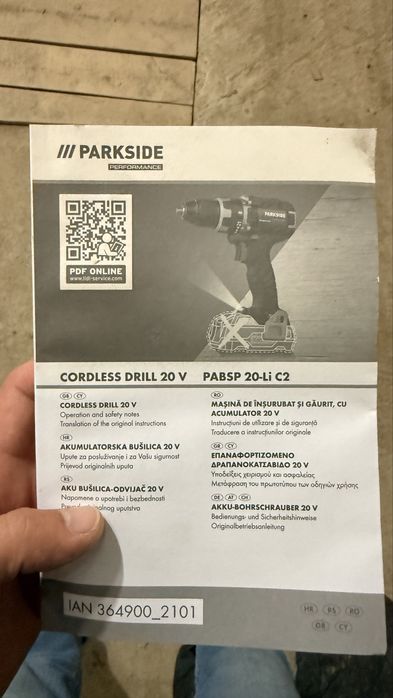 Autofiletanta PARKIDE Performance PABSP 20Li 20V