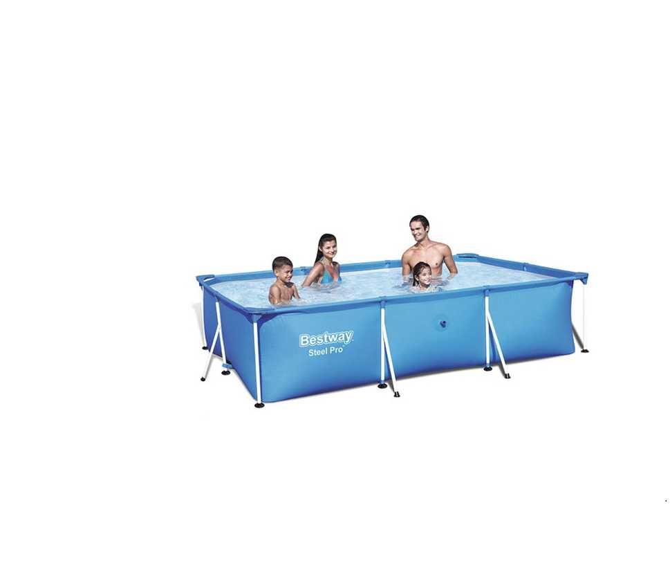 Piscina Bazin Familie Copii Relaxare Cadru Metal Bestway 300x201x66cm
