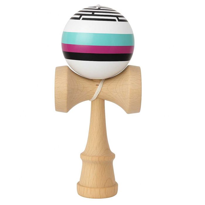 Kendama profesionala lemn fag 18 cm – Design Labyrinth vopsea lucioasa