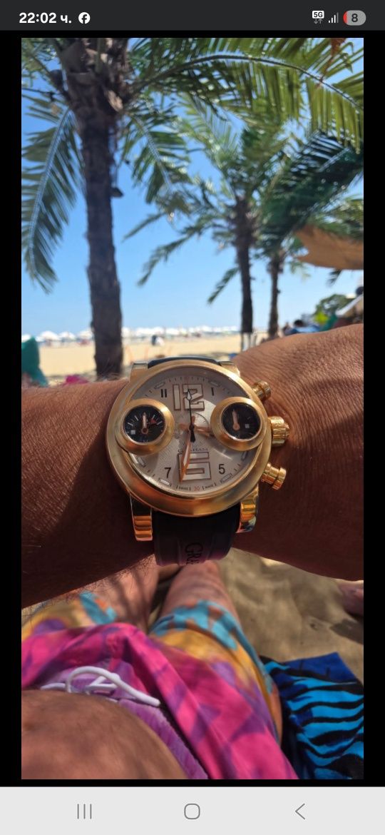 Graham 46mm 18k rose Gold