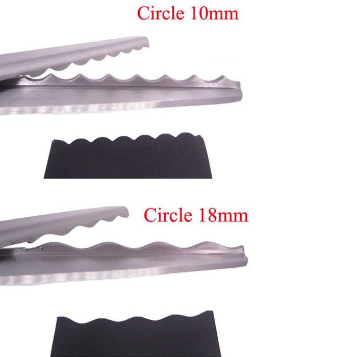 Foarfece zig-zag sau ondulat