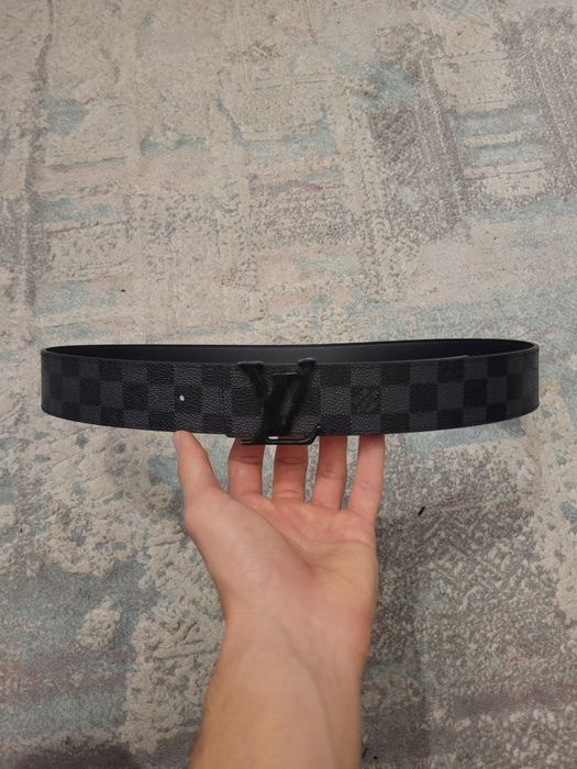 Curea LV barbati Damier Graphite