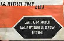 Masina de tricotat rectiliniu, fabricata 1974