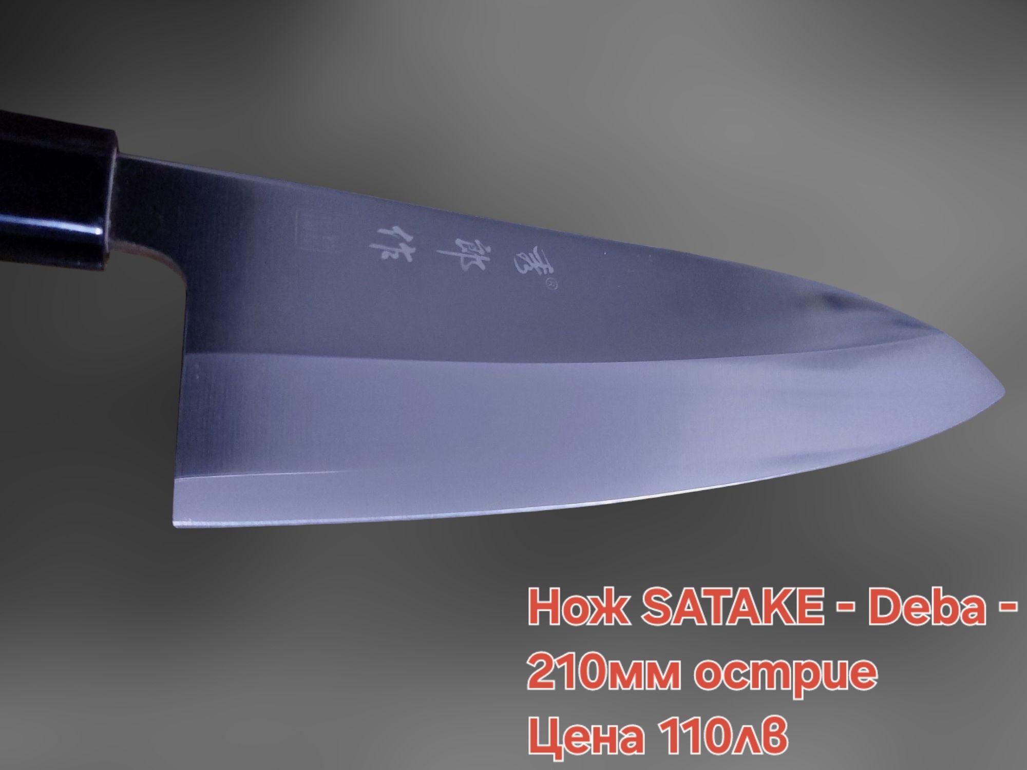 Японски ножове SATAKE Gizō sa reta - Deba и нож Masahiro - Sashimi(Yan