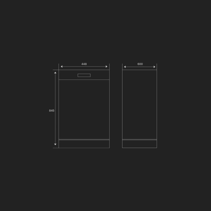 Посудомоечная машина Hofmann DW-109TBS/HF