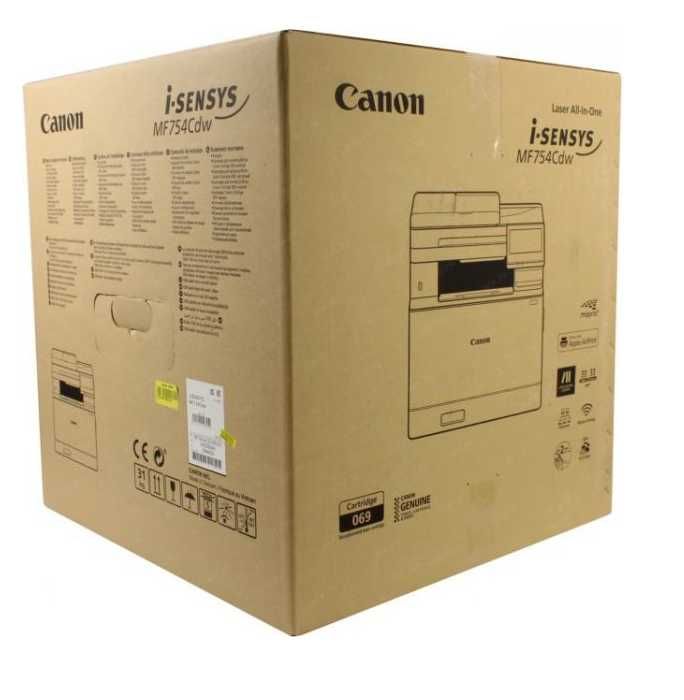 Цветное лазерное МФУ Canon i-SENSYS MF754Cdw, Формат A4, НОВЫЙ