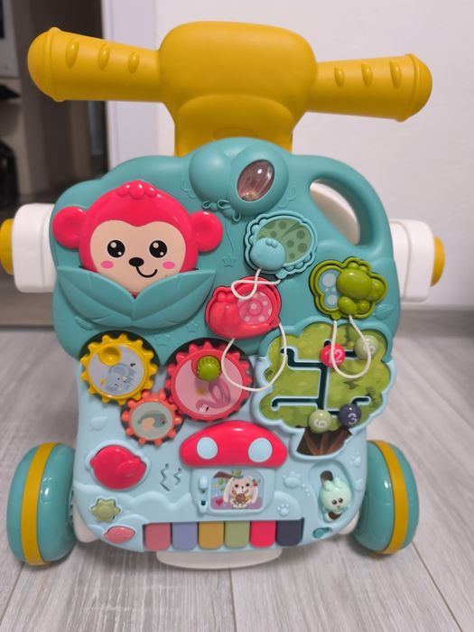 Интерактивна проходилка 3 в 1 с масичка и колело, като нова