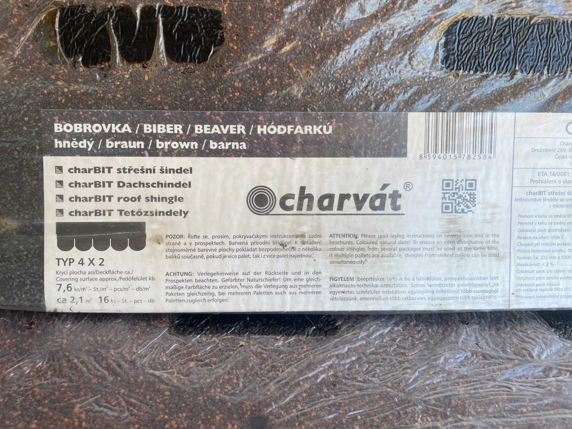 Vând șindrilă bituminoasă charBIT®  BEAVERTILE