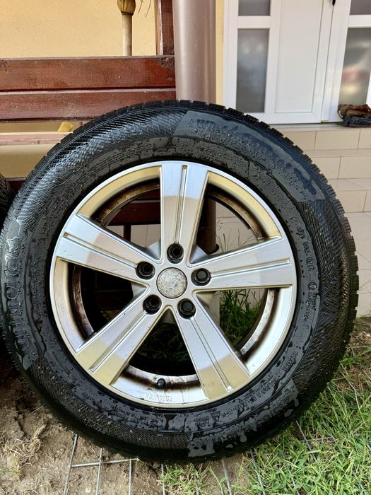 Jante cu cauciucuri iarna Volkswagen Skoda Audi Tiguan ET38 6,5J x16H2