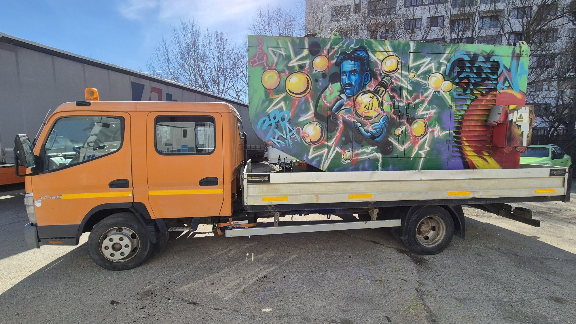 Vand Generator 300 kVA cu motor Volvo pe autocamion 7,5 tone