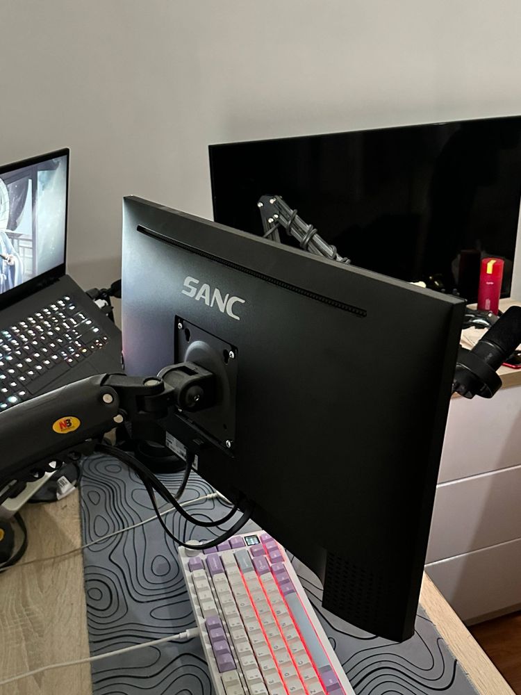 Игровой монитор SANC M2433PA (165 Гц, IPS, 23.8″) + кронштейн NB F80