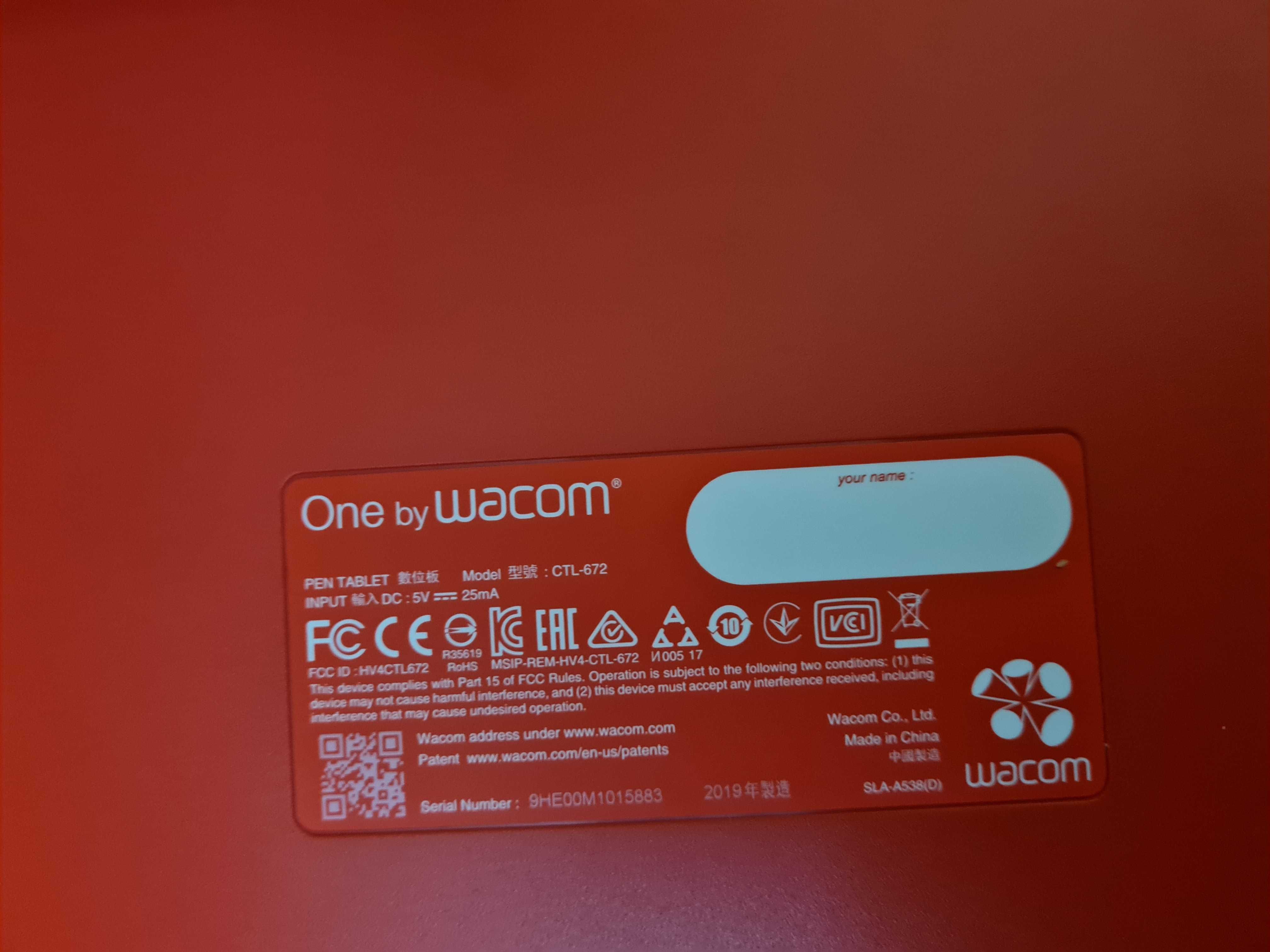 Tableta grafica WACOM CTL 672