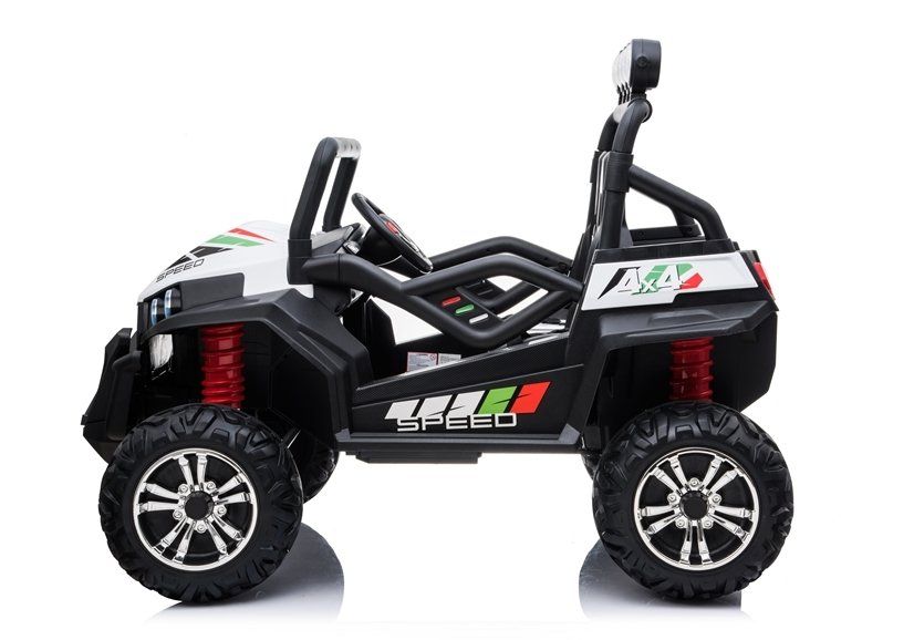 UTV electric pentru copii Golf-Kart S2588 180W PREMIUM #Alb